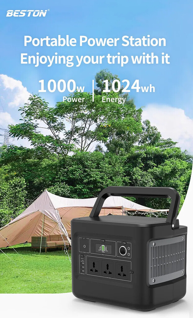 Trạm sạc di động beston 1000w 220v - lưu trữ năng lượng Trạm sạc di động beston 1000w 220v - lưu trữ năng lượng