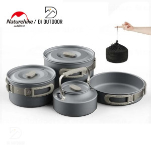 Bộ nồi nhôm cao cấp Naturehike CNK2450CF010