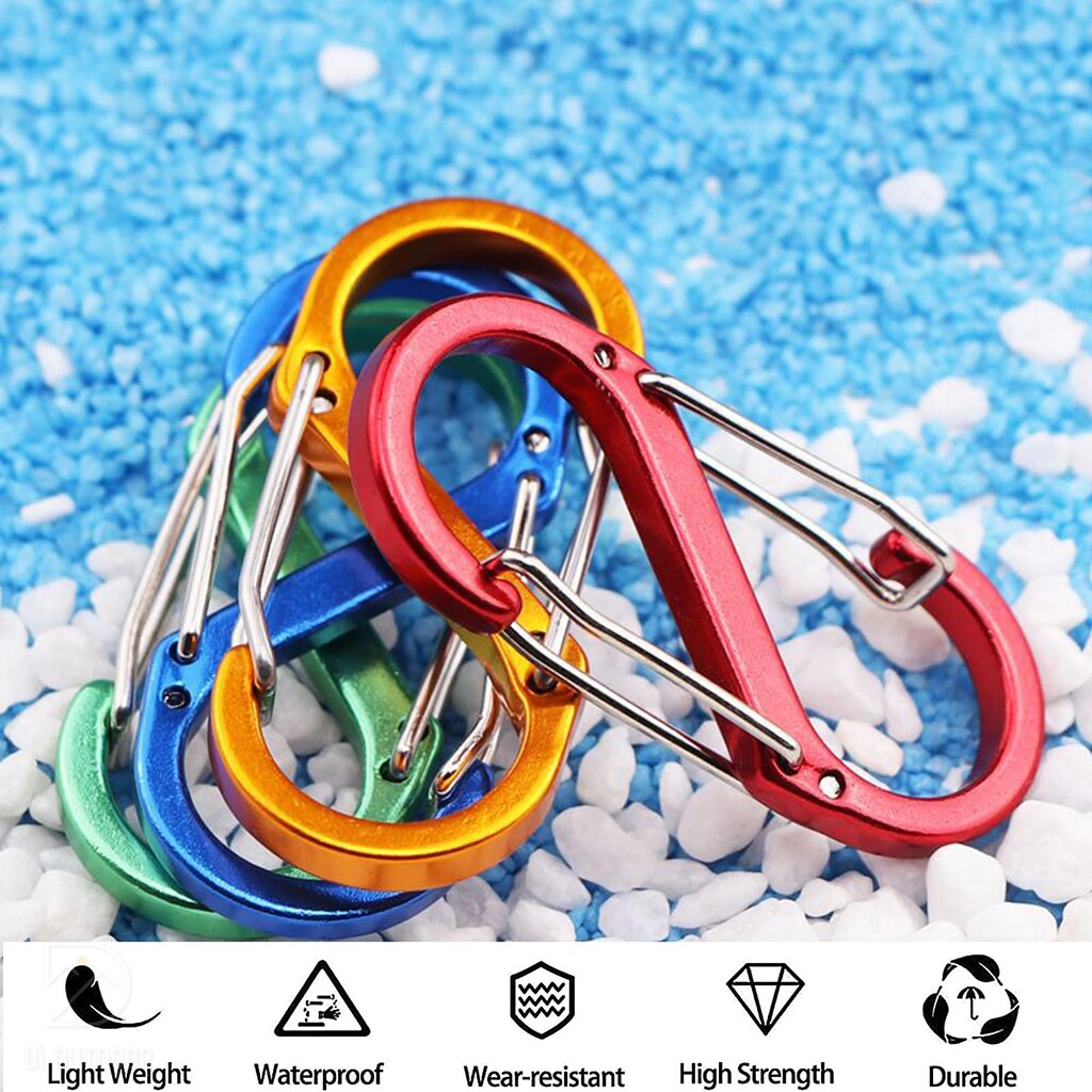 Móc khóa chữ s bằng nhôm mini siêu nhẹ Móc khóa chữ s bằng nhôm mini siêu nhẹ