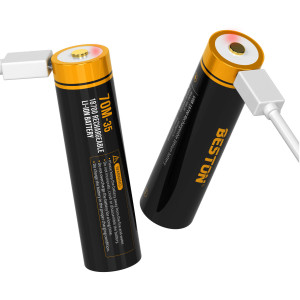 Pin 18650 3500mAh Sạc Trực Tiếp Beston 70M-35 Lithium 3.7V