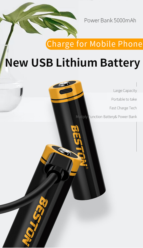 Pin sạc 21700 sạc trực tiếp type-c 5000mah beston 77t-50 Pin sạc 21700 sạc trực tiếp type-c 5000mah beston 77t-50