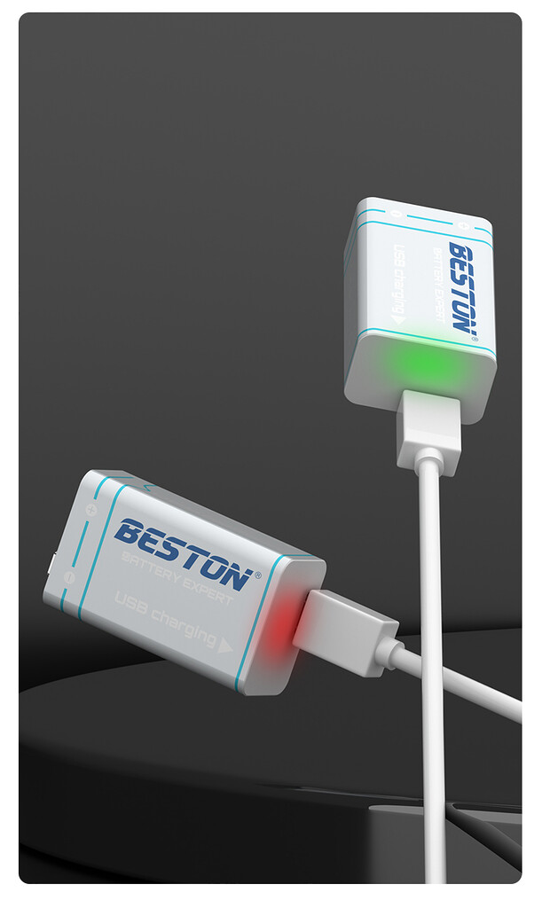 Pin sạc 9v lithium beston 9vc-10vc sạc trực tiếp type-c Pin sạc 9v lithium beston 9vc-10vc sạc trực tiếp type-c