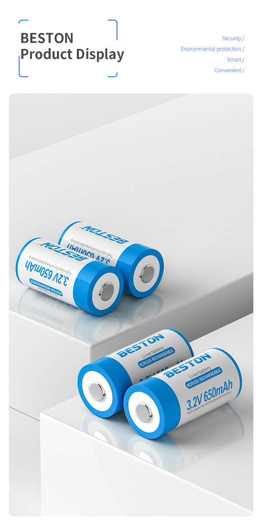 Pin sạc 16340 rcr123a 3. 2v lithium-ion cho máy ảnh Pin sạc 16340 rcr123a 3. 2v lithium-ion cho máy ảnh
