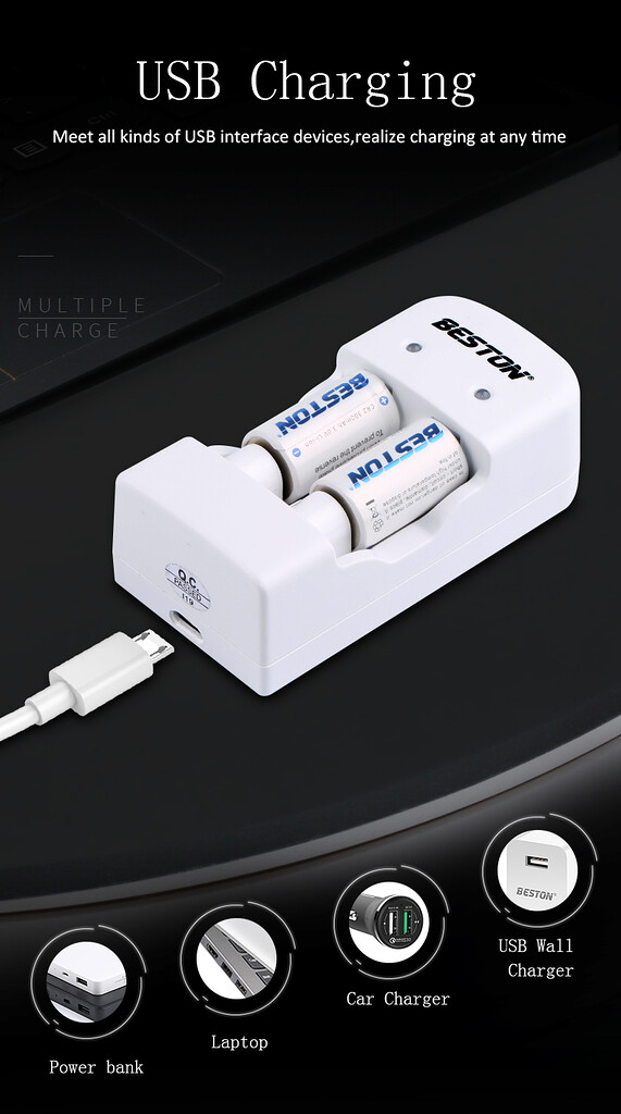 Bộ pin sạc cr2 & m7003 beston lithium-ion 3v Bộ pin sạc cr2 & m7003 beston lithium-ion 3v
