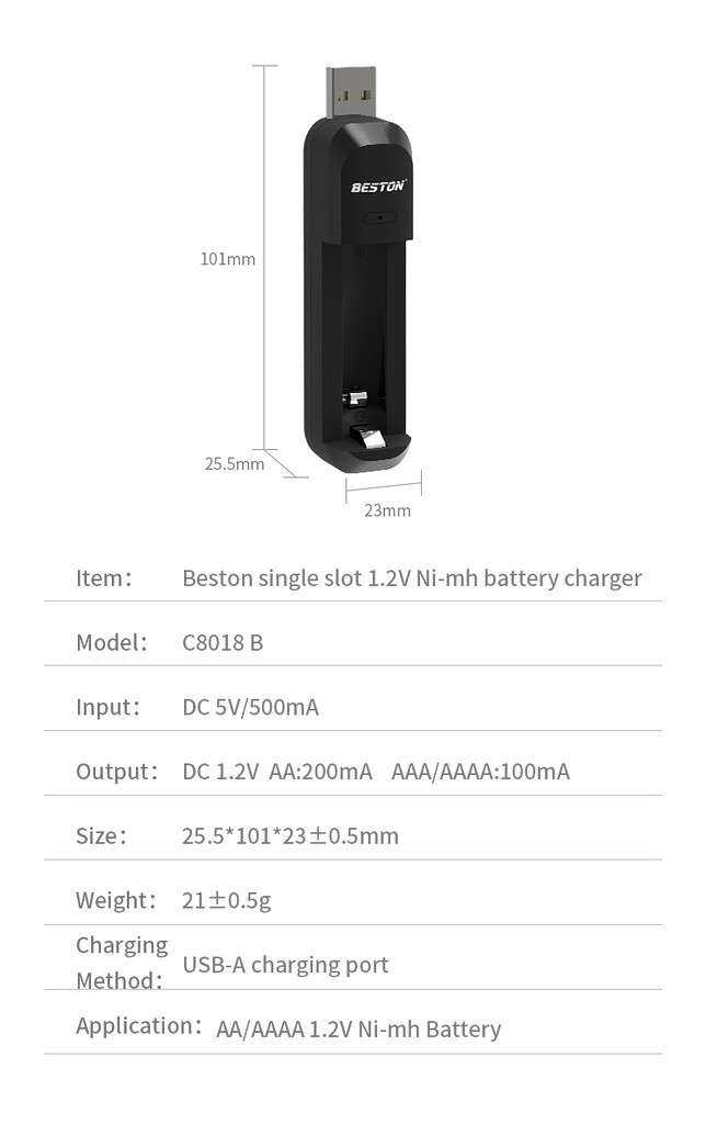 Bộ pin sạc aaaa & sạc beston c8018b ni-mh 1. 2v - cho bút cảm ứng Bộ pin sạc aaaa & sạc beston c8018b ni-mh 1. 2v - cho bút cảm ứng