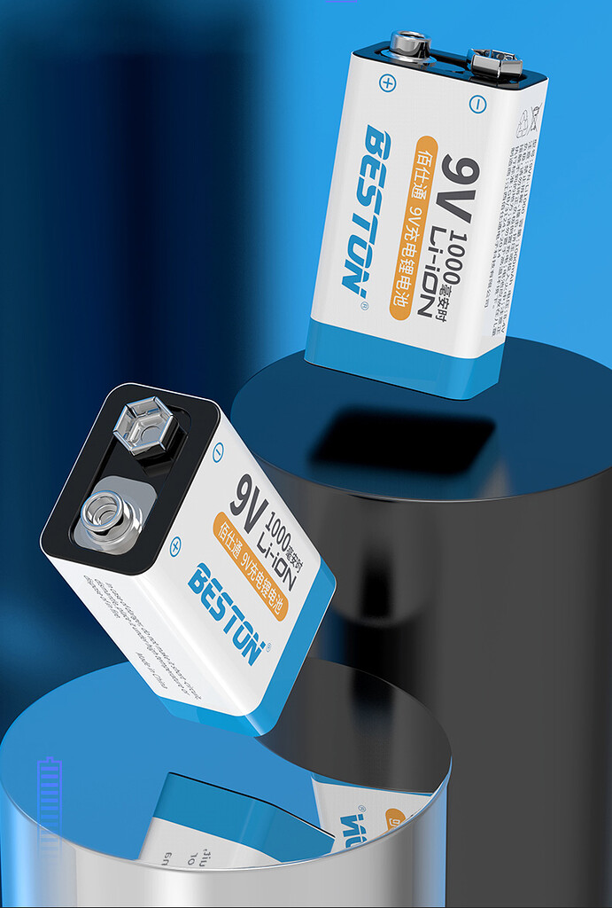Pin sạc beston 9v1000 lithium 8. 4v Pin sạc beston 9v1000 lithium 8. 4v