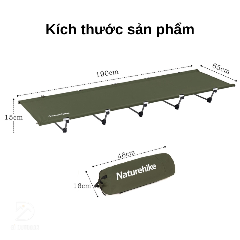 Giường gấp gọn dã ngoại naturehike xjc05 nh20jj001 Giường gấp gọn dã ngoại naturehike xjc05 nh20jj001