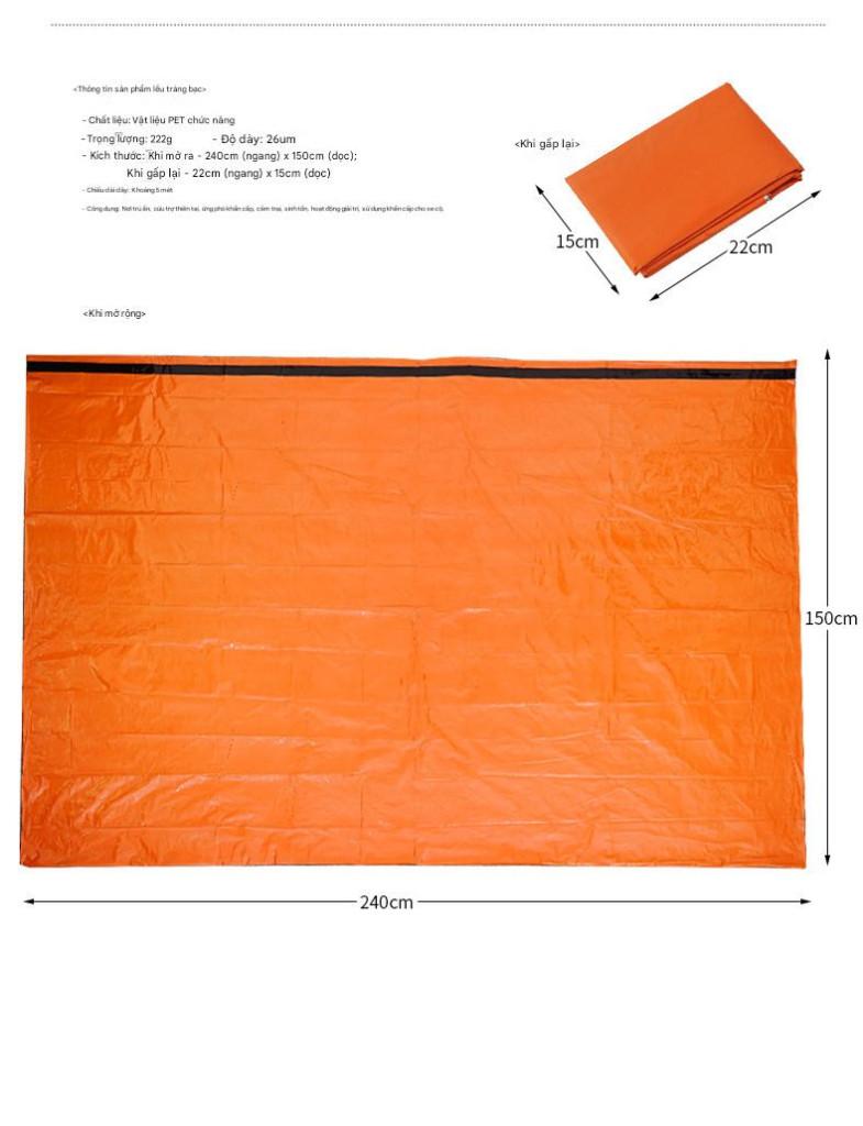 Lều khẩn cấp sinh tồn - cứu sinh