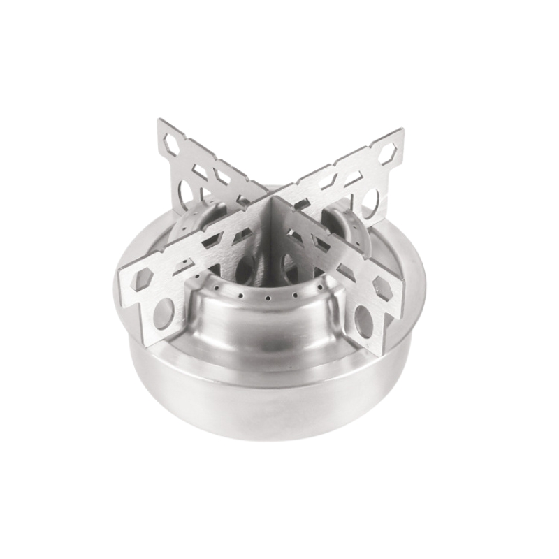 Bếp cồn mini cắm trại lắp giá đỡ chéo, bếp cồn đun nước nhanh gọn Bếp cồn mini cắm trại lắp giá đỡ chéo, bếp cồn đun nước nhanh gọn