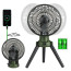 Quạt Tích Điện Mini Tự Động Xoay 360° Pin Trâu - Ảnh 4