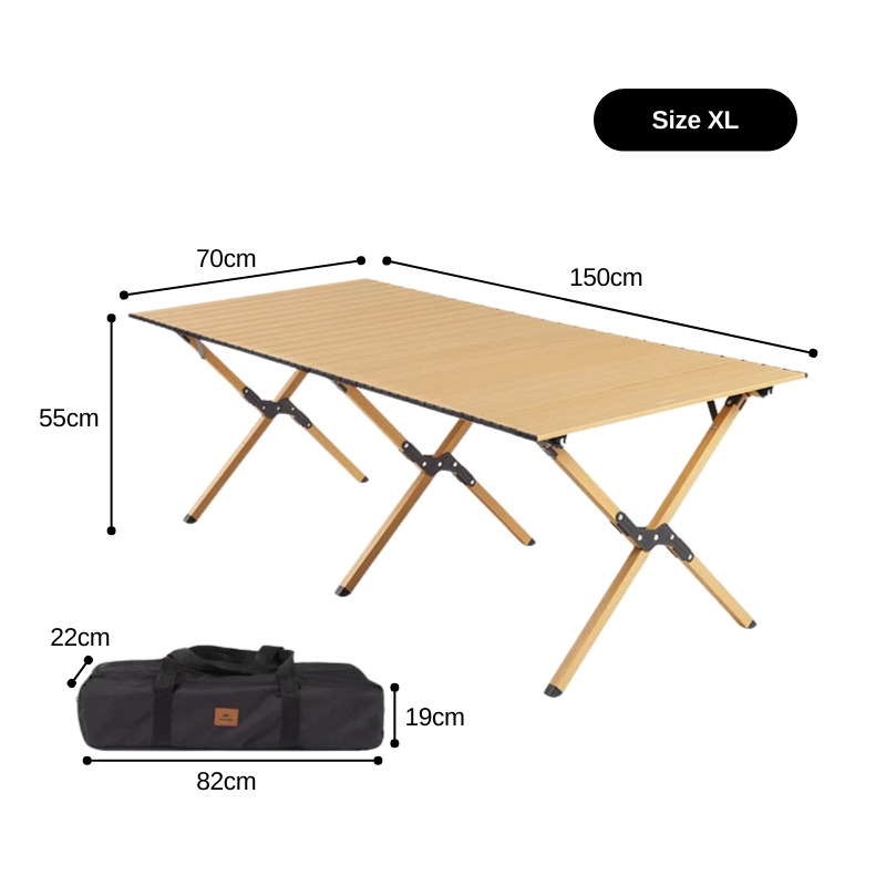 Bàn xếp gọn dã ngoại bằng nhôm vân gỗ naturehike cnk2300ju010 Bàn xếp gọn dã ngoại bằng nhôm vân gỗ naturehike cnk2300ju010
