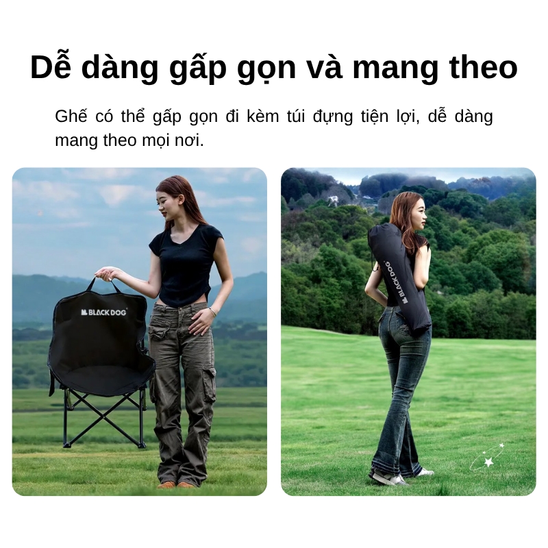 Ghế xếp du lịch black dog cbd2550jj027 Ghế xếp du lịch black dog cbd2550jj027