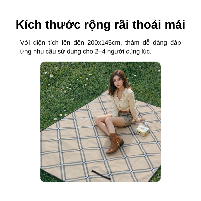 Thảm dã ngoại pinic black dog cbd2550ws013 Thảm dã ngoại pinic black dog cbd2550ws013