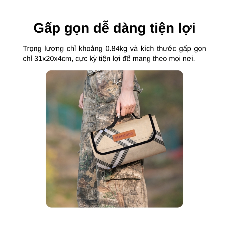 Thảm dã ngoại pinic black dog cbd2550ws013 Thảm dã ngoại pinic black dog cbd2550ws013