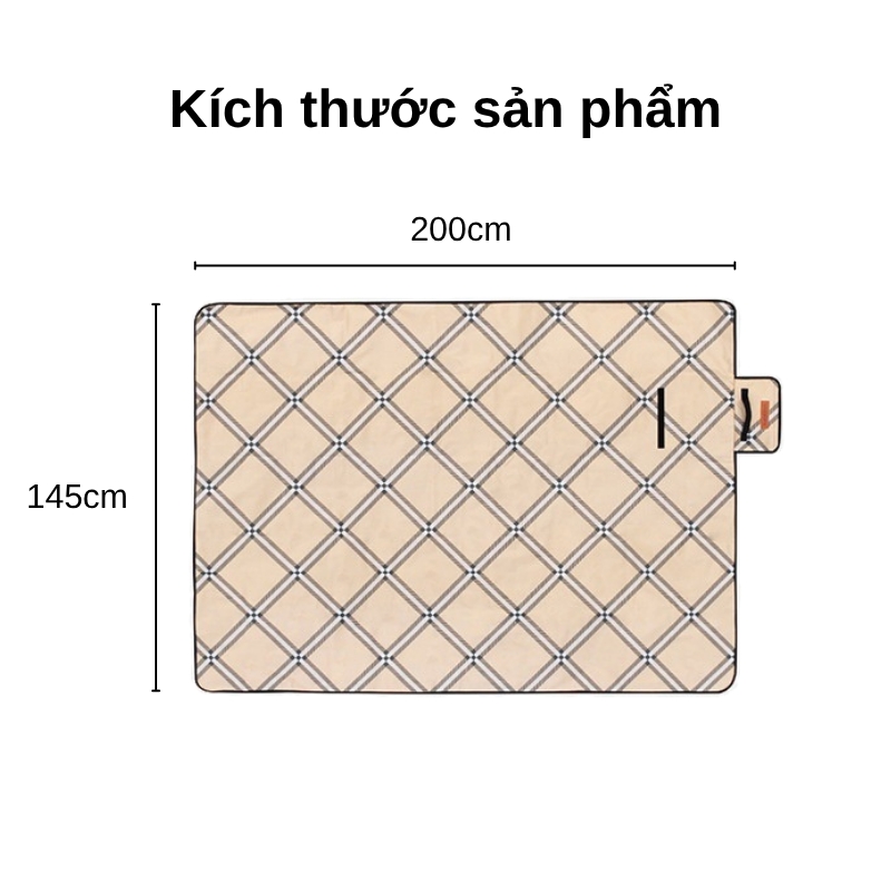 Thảm dã ngoại pinic black dog cbd2550ws013 Thảm dã ngoại pinic black dog cbd2550ws013