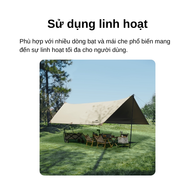 Bộ thanh chống tăng bạt naturehike cnk2550pj010 2. 1m Bộ thanh chống tăng bạt naturehike cnk2550pj010 2. 1m