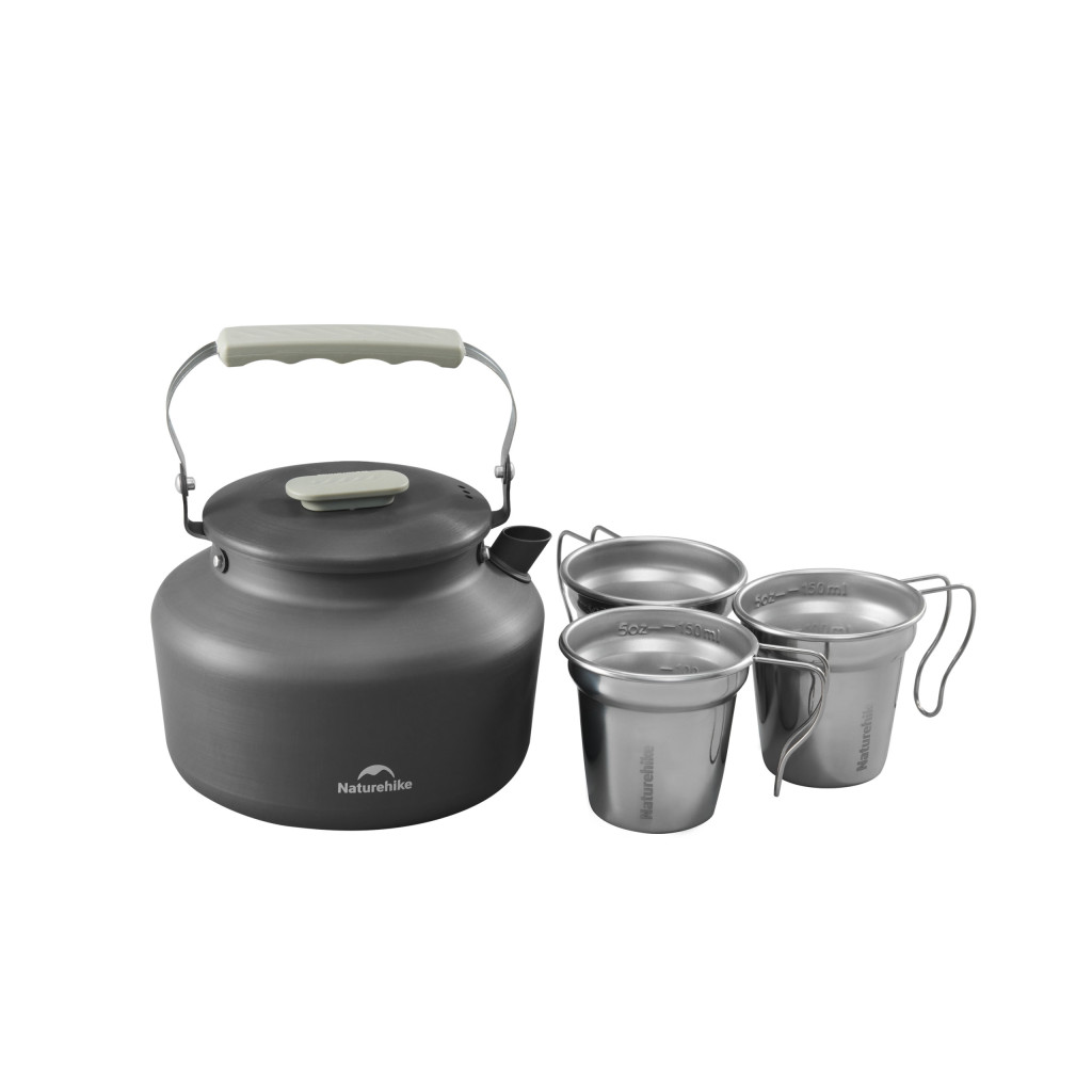 Bộ ấm trà naturehike cnk2450cf030 kèm 3 ly dã ngoại Bộ ấm trà naturehike cnk2450cf030 kèm 3 ly dã ngoại