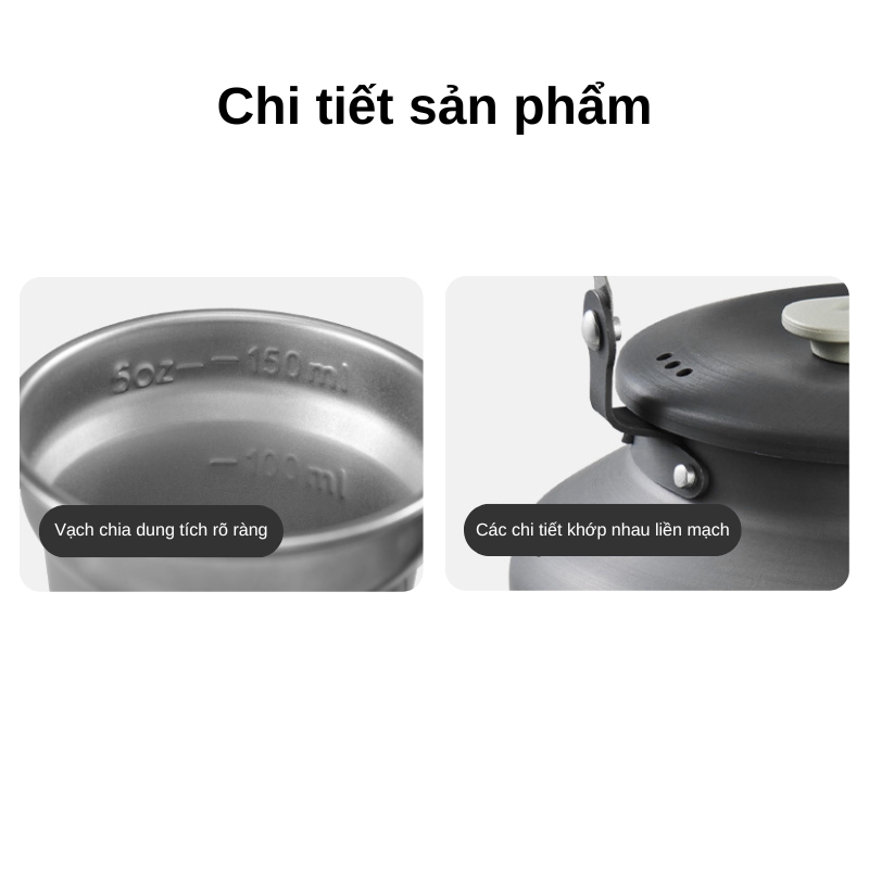 Bộ ấm trà naturehike cnk2450cf030 kèm 3 ly dã ngoại Bộ ấm trà naturehike cnk2450cf030 kèm 3 ly dã ngoại