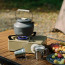 bộ ấm trà camping kèm ly Naturehike sắp xếp cất gọn