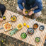 chảo titanium dã ngoại Naturehike NH18T010-A đặt trong bộ cookware
