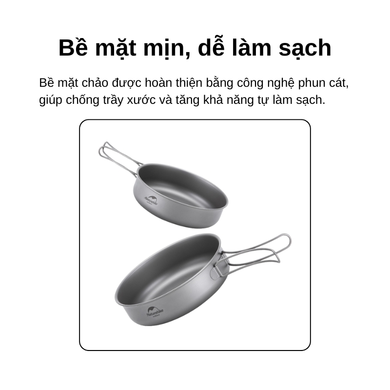 Chảo titanium naturehike nh18t010-a tjp010 17cm Chảo titanium naturehike nh18t010-a tjp010 17cm