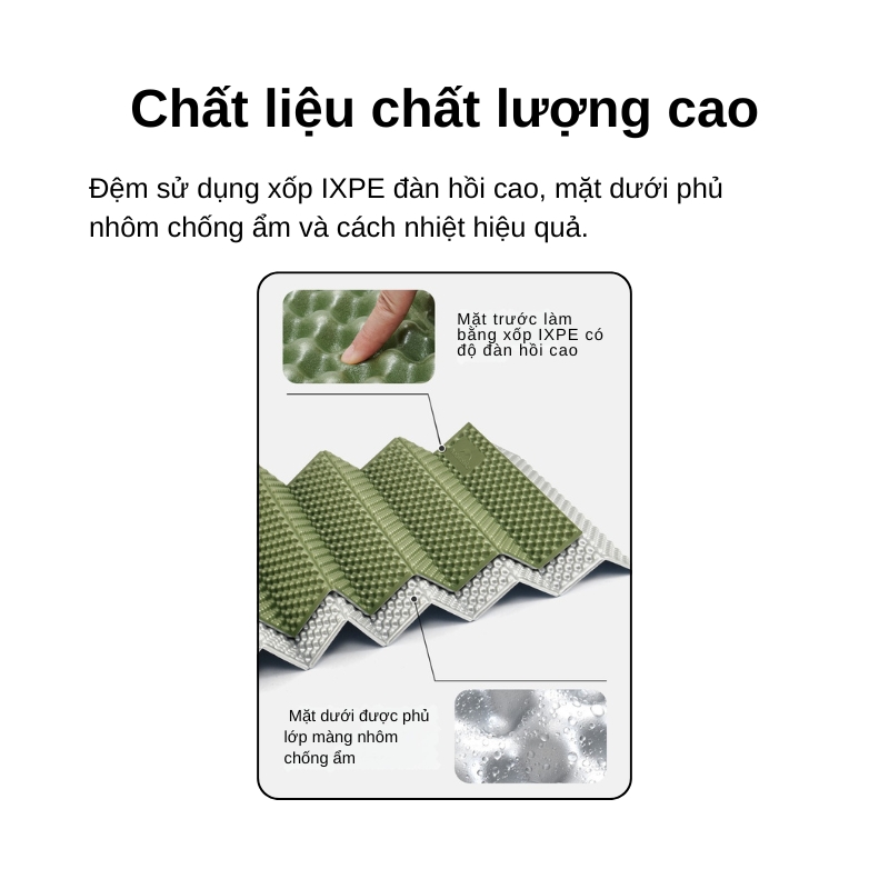 Đệm cách nhiệt naturehike cnk2450ws044 ixpe gấp gọn Đệm cách nhiệt naturehike cnk2450ws044 ixpe gấp gọn