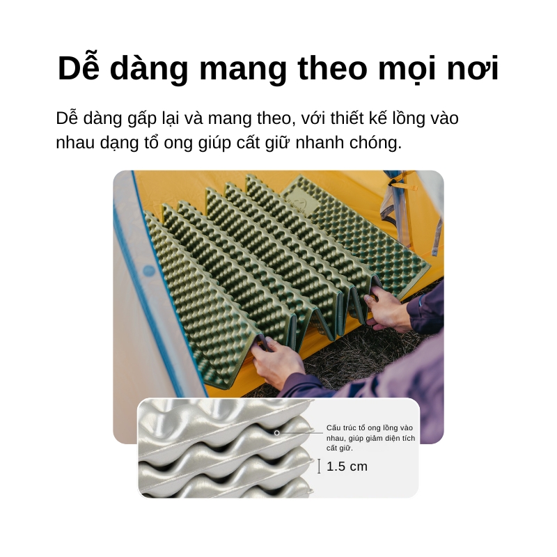 Đệm cách nhiệt naturehike cnk2450ws044 ixpe gấp gọn Đệm cách nhiệt naturehike cnk2450ws044 ixpe gấp gọn