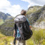 balo Naturehike Rock 60+5L các ngăn phụ và dây ràng bên ngoài
