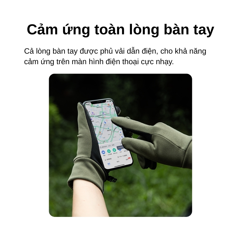 Găng tay chống trượt cảm ứng naturehike gl10 nh20fs032 Găng tay chống trượt cảm ứng naturehike gl10 nh20fs032