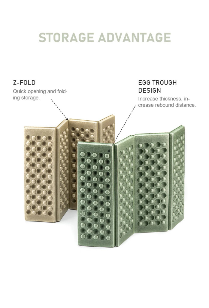 Đệm ngồi xếp gọn naturehike nh20pj025 Đệm ngồi chống ẩm naturehike nh20pj025 cho bãi cỏ và nền ẩm