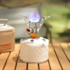 bếp gas mini có đánh lửa và núm chỉnh lửa dễ thao tác