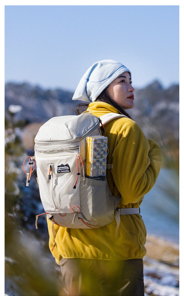 Balo trekking siêu nhẹ naturehike helium cnk2650xb011 Balo naturehike 20l đồng hành trong chuyến đi hiking xuyên rừng