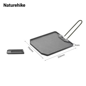 Chảo gấp gọn Naturehike CNK2300CJ016 kích thước 226x196x9mm