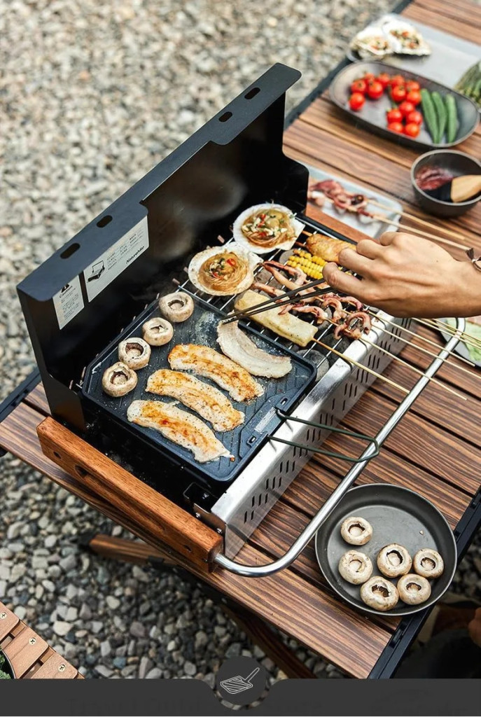 Chảo gấp gọn naturehike cnk2300cj016 dã ngoại Chảo du lịch cắm trại tiết kiệm dầu mỡ cho camper