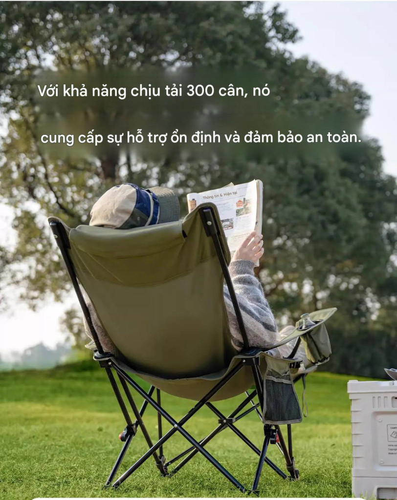Ghế ngả lưng naturehike cnk2550jj019 Trọng lượng thực tế 3. 9kg dễ dàng mang theo của đồ cắm trại cao cấp.