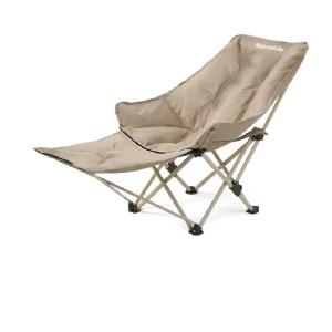 Ghế xếp dã ngoại Naturehike CNK2450JJ020 màu kaki tích hợp gác chân