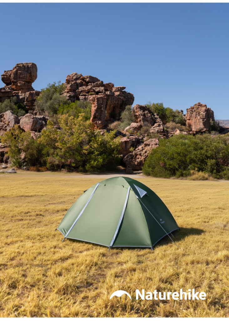 Lều cắm trại naturehike bleik cnk2550ws038 2-3 người Trải nghiệm cắm trại ven hồ cùng lều 2 lớp naturehike bleik