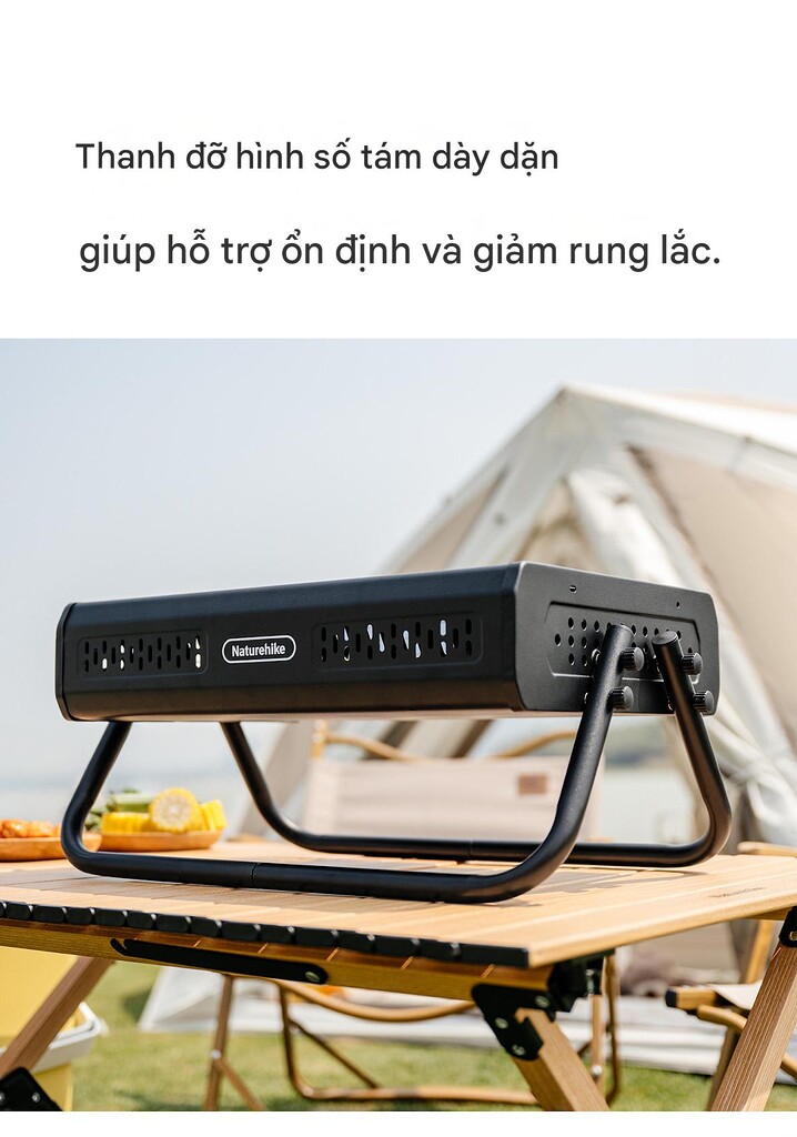 Bếp nướng bbq dã ngoại để bàn misty naturehike cnk2650cf011 gấp gọn tiện lợi Bếp nướng bbq dã ngoại để bàn misty naturehike cnk2650cf011 gấp gọn tiện lợi