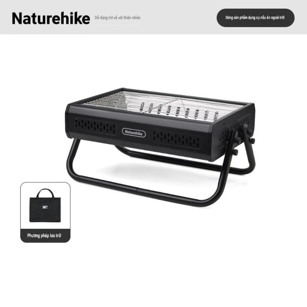 Bếp nướng bbq dã ngoại misty Bếp nướng dã ngoại bbq để bàn misty naturehike cnk2650cf011 xếp gọn