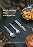 Bộ Thìa Dĩa Dã Ngoại Naturehike CNH22CJ017 Chất Liệu Titanium Siêu Nhẹ 3 Món - Ảnh 8