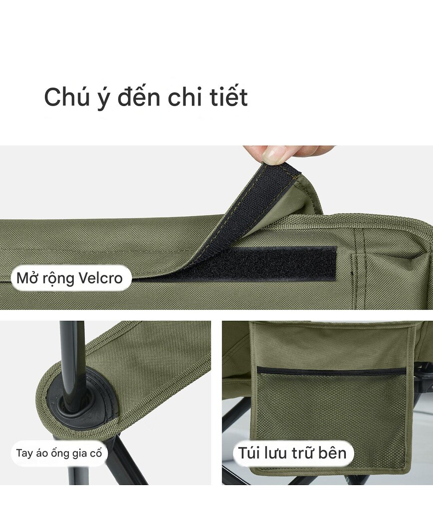 Ghế xếp lưng cao naturehike cnk2550jj019 seastar 002 ngả lưng 145 độ có gối tựa Ghế xếp lưng cao naturehike cnk2550jj019 seastar 002 ngả lưng 145 độ có gối tựa