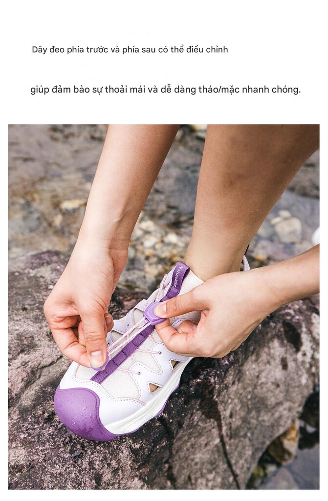 Giày lội suối dã ngoại naturehike cnk2620fs010 nhanh khô chống trơn trượt