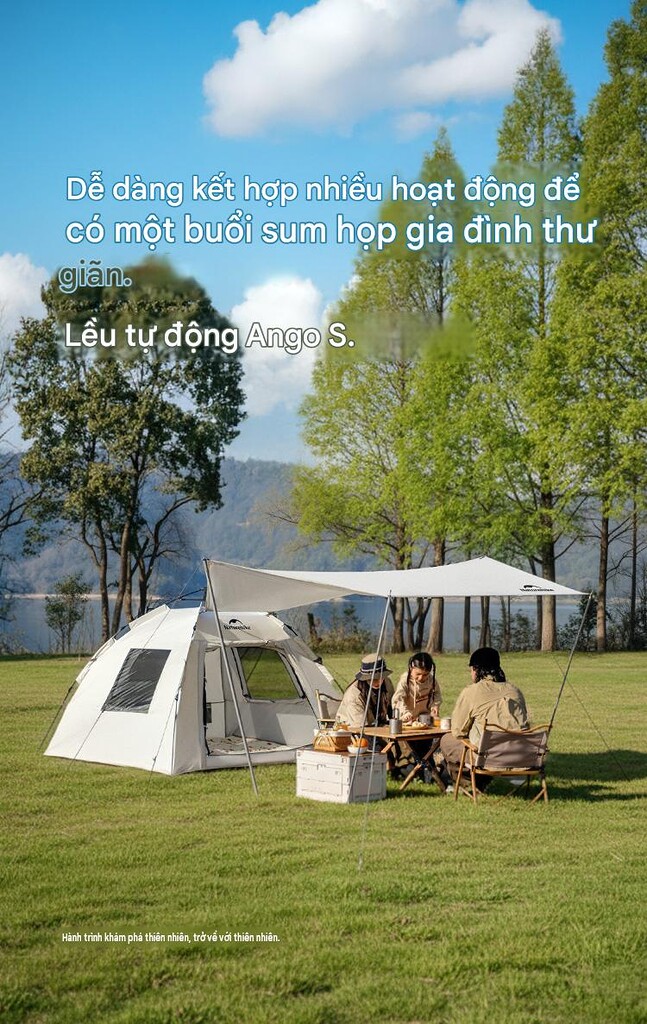 Lều tự bung 3 người naturehike ango s cnk2650ws018