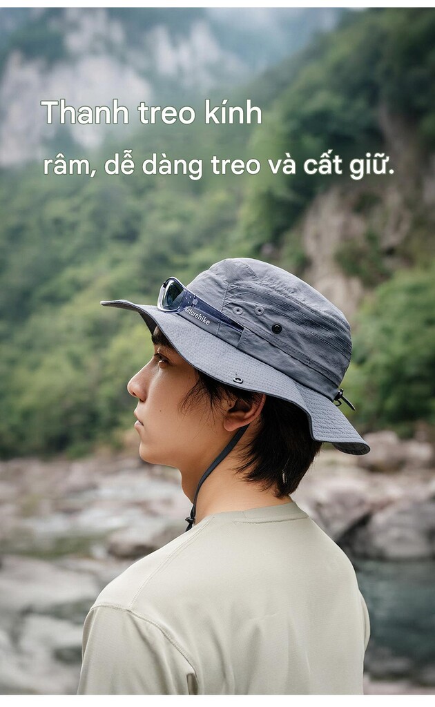 Mũ dã ngoại chống nắng naturehike cnk2610fs010 upf100+ chống thấm nước