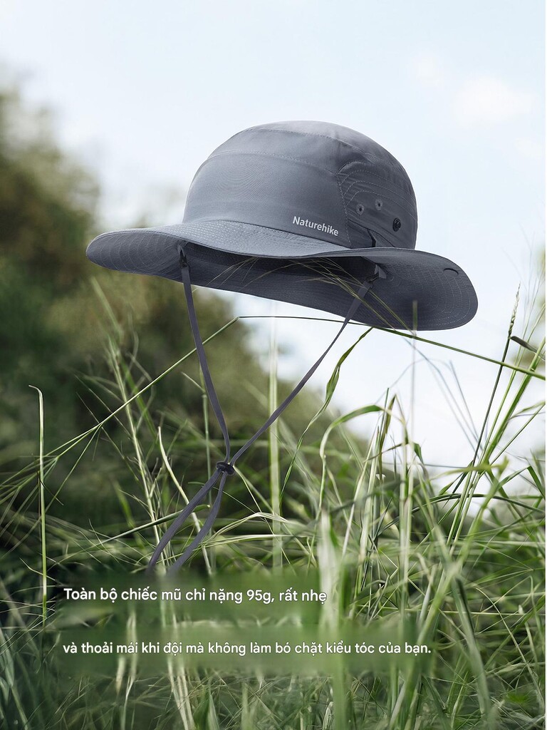 Mũ dã ngoại chống nắng naturehike cnk2610fs010 upf100+ chống thấm nước