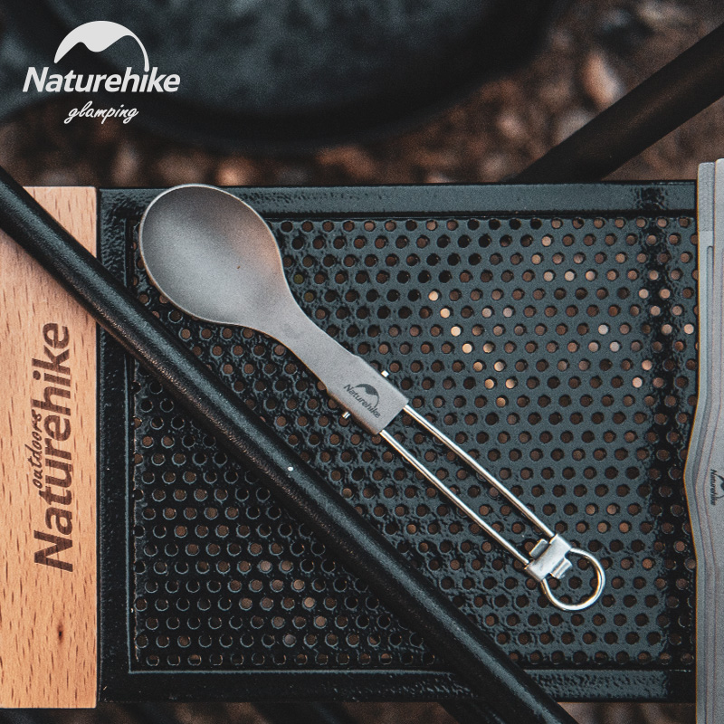 Muỗng nĩa dã ngoại titanium naturehike nh19c001-j gấp gọn siêu nhẹ Muỗng nĩa dã ngoại titanium naturehike nh19c001-j gấp gọn siêu nhẹ