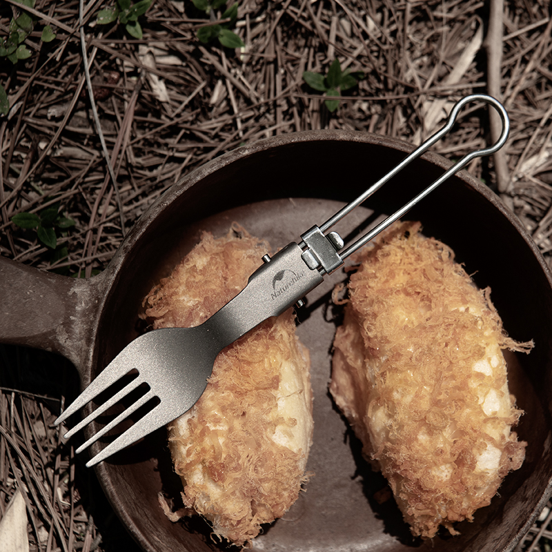 Muỗng nĩa dã ngoại titanium naturehike nh19c001-j gấp gọn siêu nhẹ Muỗng nĩa dã ngoại titanium naturehike nh19c001-j gấp gọn siêu nhẹ
