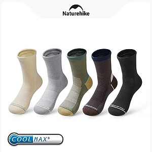 Tất Thể Thao Dã Ngoại Naturehike CYY2551FS011 Vải Coolmax Kháng Khuẩn Nhanh Khô