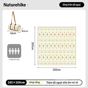 Thảm Dã Ngoại Naturehike CNK2350WS010 Cách Nhiệt Chống Thấm Gấp Gọn