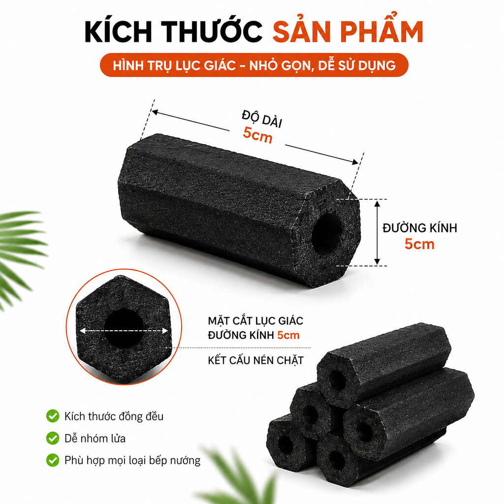 Than nướng gáo dừa sạch không khói